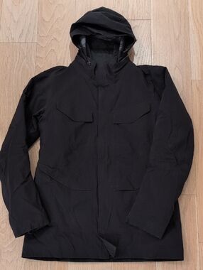 Arc'teryx Veilance Black Hooded Insulated Jacket